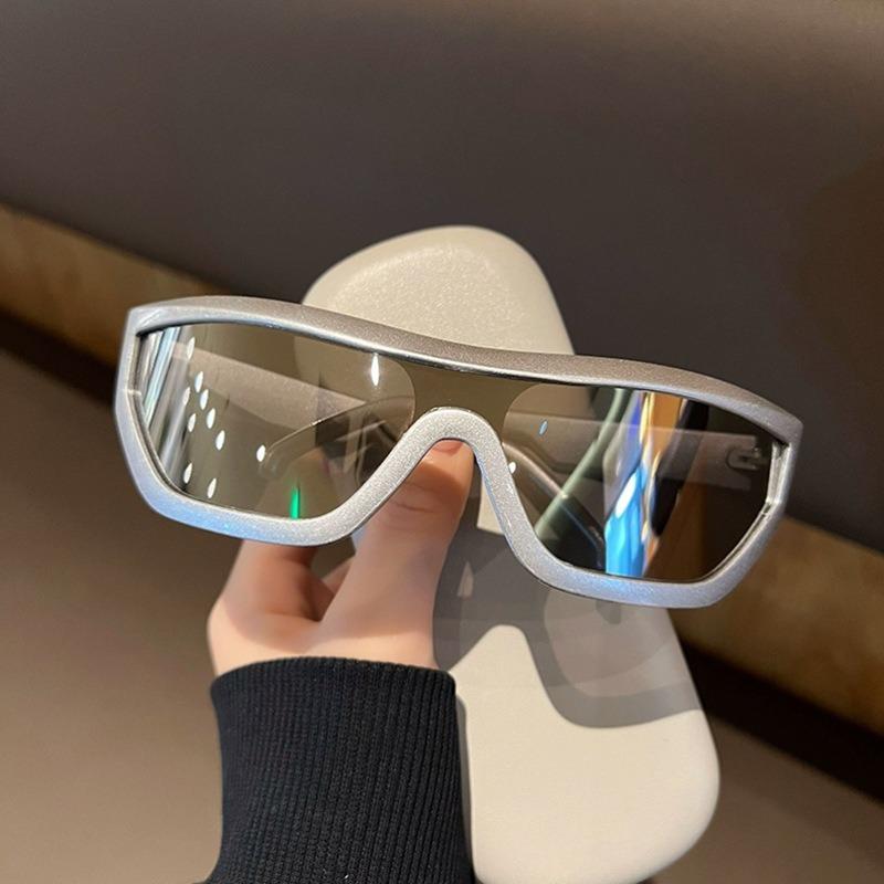 Ochelari de soare supradimensionați cu lentilă dintr-o singură piesă, nepolarizați, cu protecție solară pentru alpinism, Suneygl, ochelari de protecție pentru sporturi în aer liber și călărie