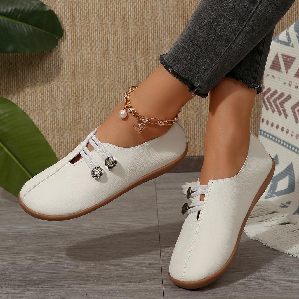 Women Flats Summer New Soft Leather Flat Women Shoes New Non-slip Flat Fashion Casual Loafers Shoes for Women Zapatos De Mujer
