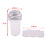 Pure Clear Jelly Silicone Nail Art Stamper Scraper Nail Stamp Stamping Tool