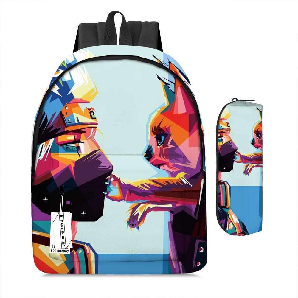 Elementary School Naruto Schoolbag Children's Backpack Boys 123rd To 6th Grade Girls Backpack