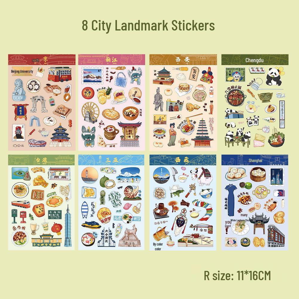 DIY Cute Animal Illustration Stickers for Phone Case - Thousand Layer Collection