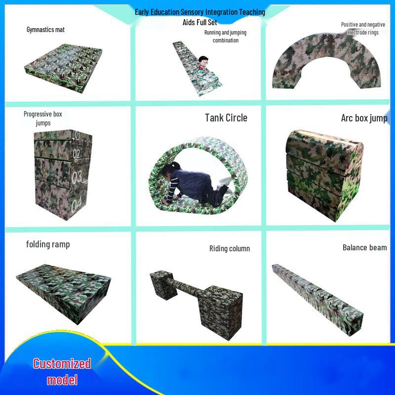 

Навчальне обладнання для смуги перешкод Дитячого садка «Бойовий тигр»