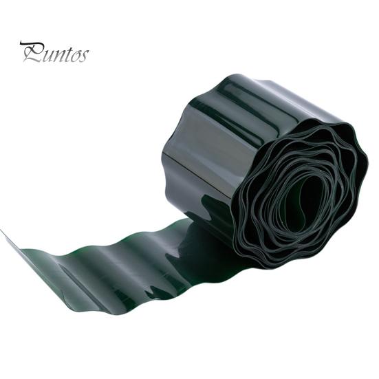 1 Roll გოფრირებული ღობე ტენიანობის რეზისტენტული ლანდშაფტის კიდეების საზღვარი No Dig Bendable ბაღის საზღვარი მარტივი სამონტაჟო ღობე ბაღის ყვავილების საწოლი გაზონი