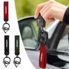 Leather Car Emblem Keychain Keyring Key Chain Badge Pendant For Peugeot 206 207 P208 306 307 308 408 107 2008 3008 Accessories