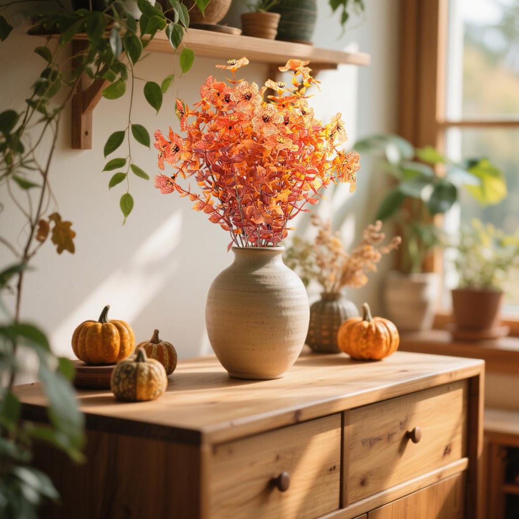 Artificial Flowers, Artificial Plants, Party Decorations, Home Décor Flowers, Table Decorations, Suitable For Decor, Thanksgiving Decora