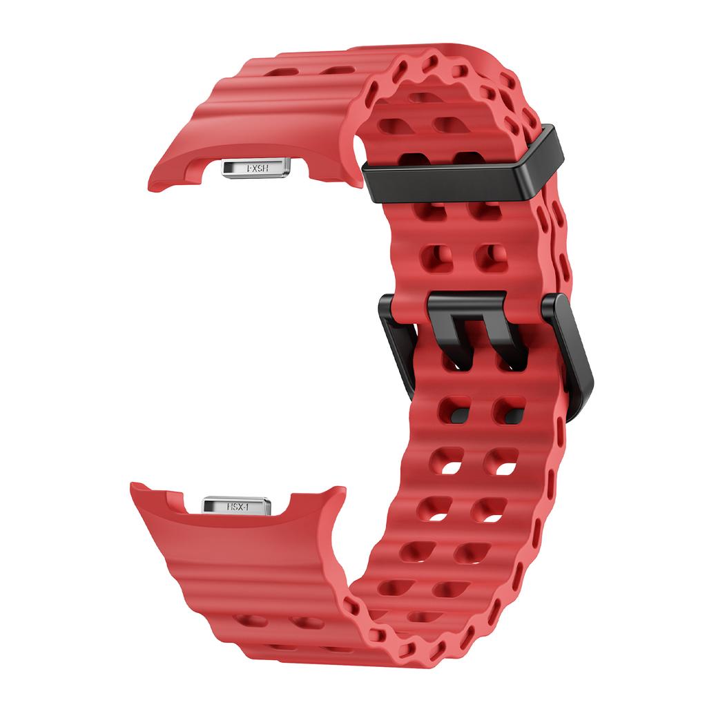 Sports Silicone Strap For Samsung Galaxy Watch 8 40 44mm Marine One-Tone Band Bracelet For Galaxy 8Classic 46MM Rubber Watchband