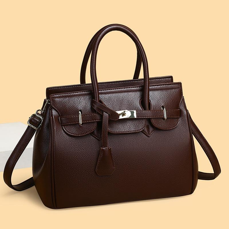 Ladies Bag New Simple Solid Color Shoulder Bag Fashion Handbag