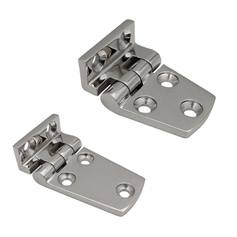 316 Stainless Steel Cabin Door Hinge Polished Finish Door Hinges Saltwater Resistant Door Hinge Replacement for Boats
