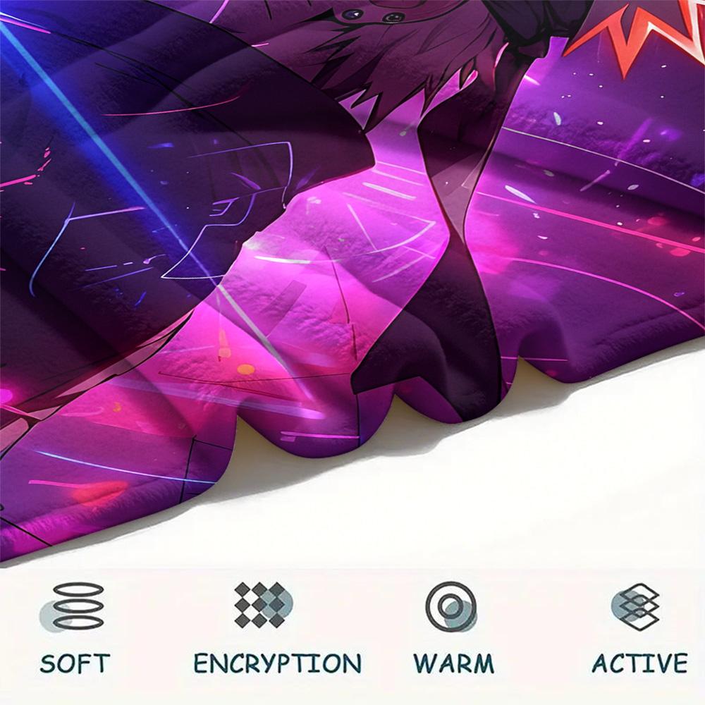 Naruto  Print Flannel Blanket, High quality Comfortable for All Seasons, Home Decor, Warmth and Comfort