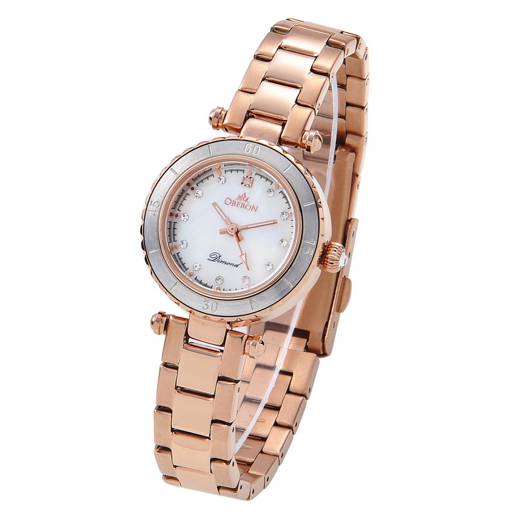 Obelon Women'S Metal Watch Ob-308 Rg