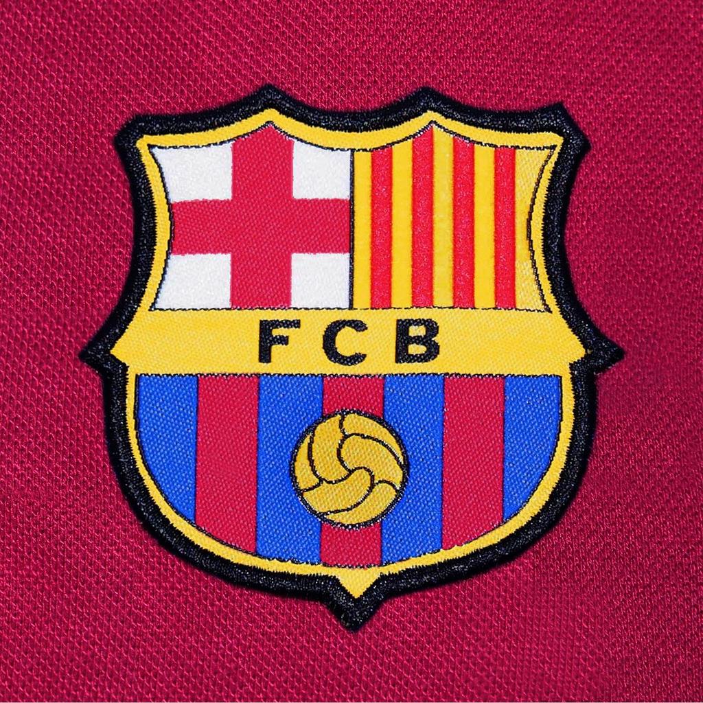 FC Barcelona Men's Crest Tipped Polo Shirt