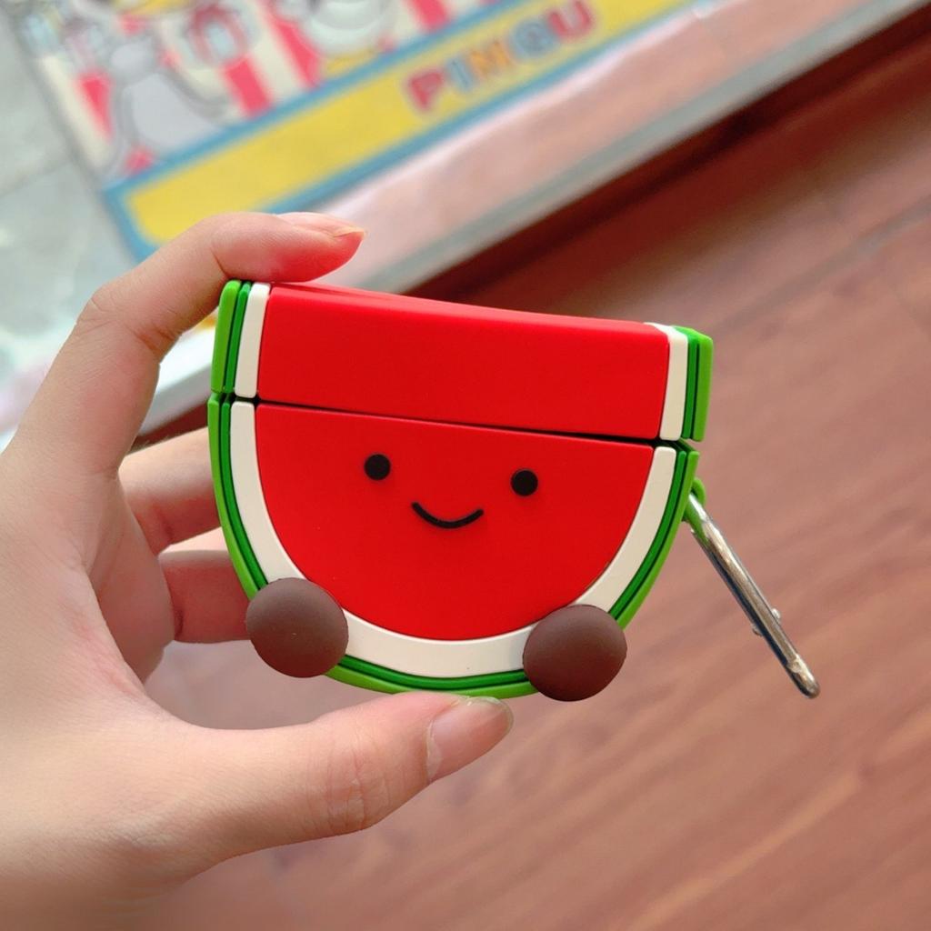 Watermelon expression for AirPods 1 apple bluetooth wireless 1/1/1 generation earphone case cute pro1 silicone women