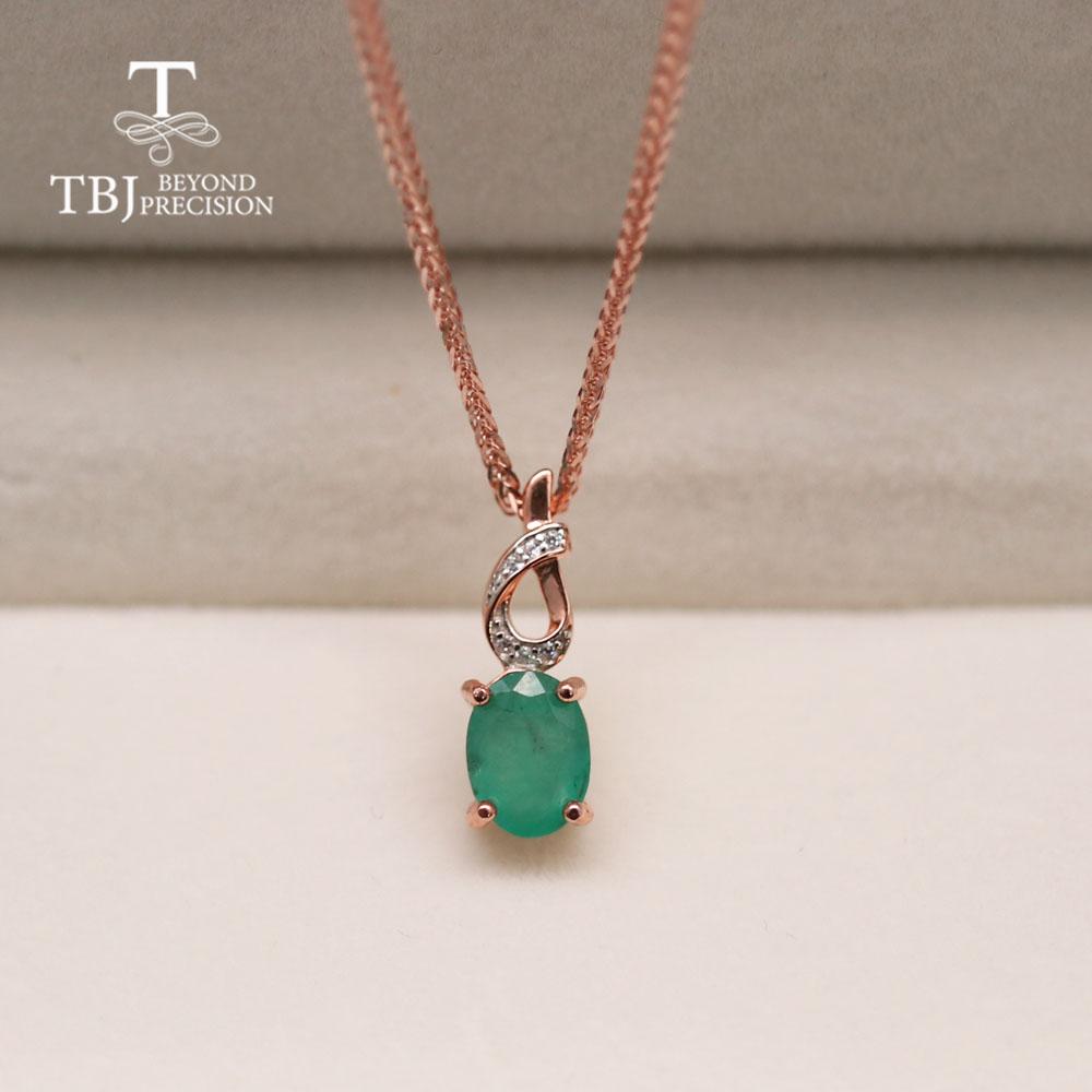 

Набір ювелірних виробів Bolaijewelry Натуральний смарагд Замбія зелений смарагд Кільце сережка кулон вишукані ювелірні вироби зі срібла 925 проби для жінок гарний подарунок M зелений
