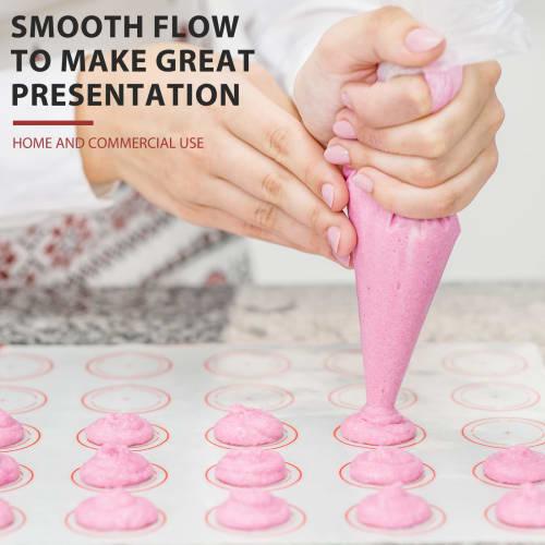 ChengFu 100 Disposable Small Piping Bags, 8-inch Mini Piping Bags for Cream Frosting, Icing Bags for Cake and Dessert Decoration