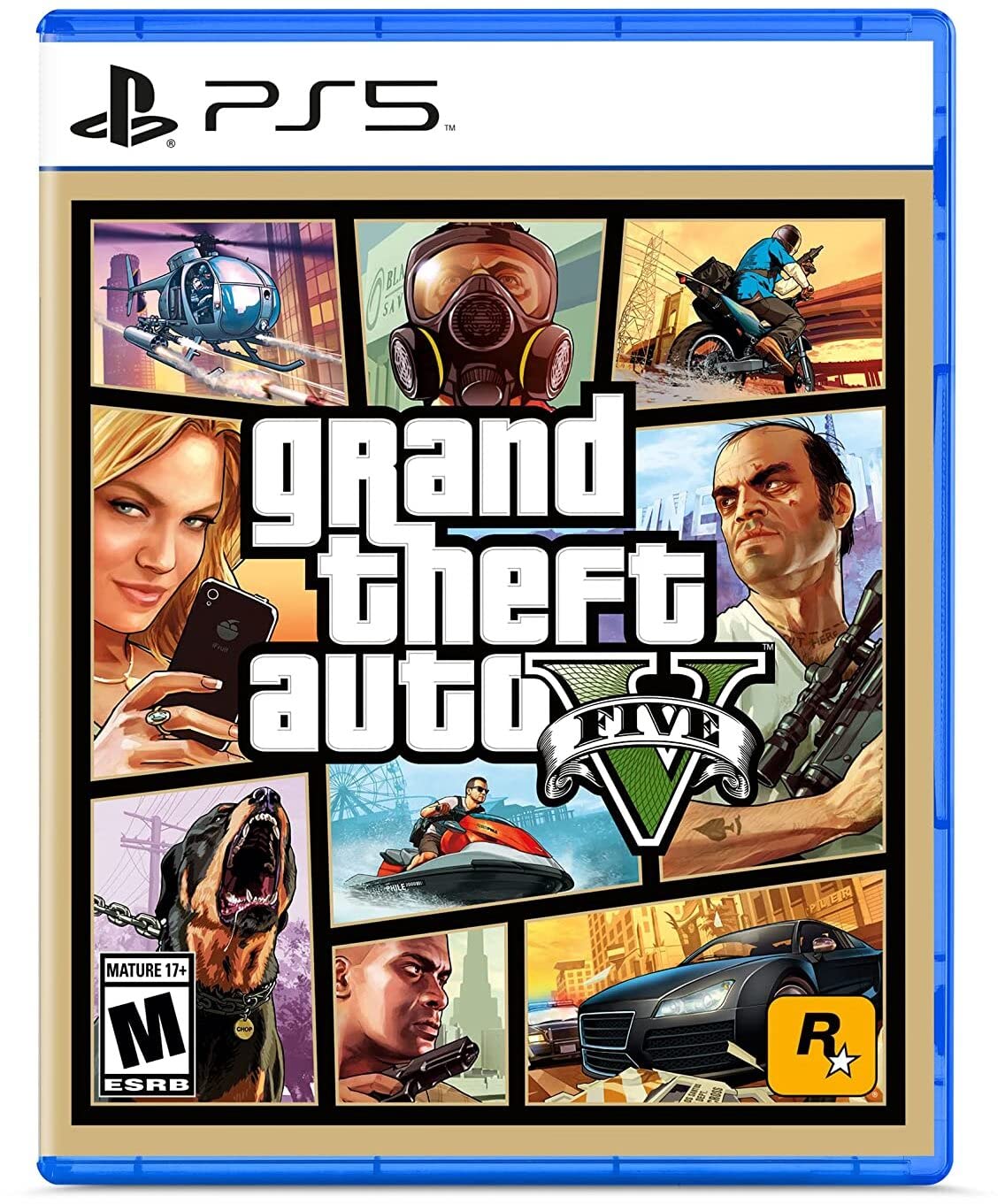 

Grand Theft Auto V North PS5 (Імпортна версія Америка) - синій