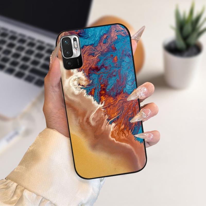 Cases For Redmi Note 10 JE 10JE Stylish Printing Soft TPU Silicone Phone Cover For Redmi Note10 4G 5G Case 10S Protective Fundas