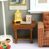 1:12 Dollhouse Miniature Coffee Table Bedside Stool Doll Furniture Decor Toy