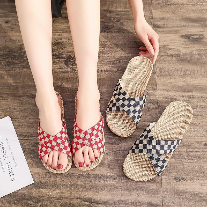 Fashion Summer Linen Slippers for Women