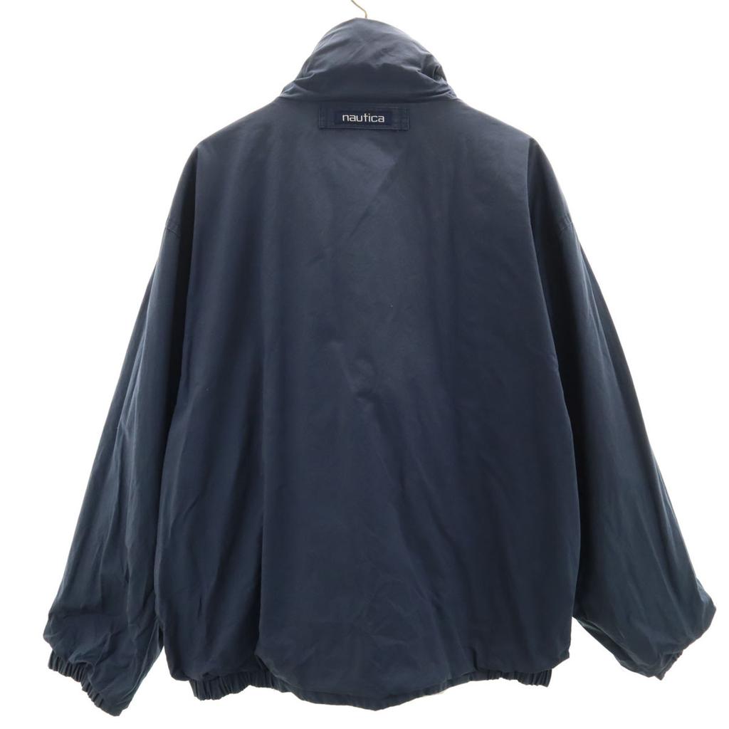 Nautica 90s Old Zip Jacket L White System Reversible Men's Used