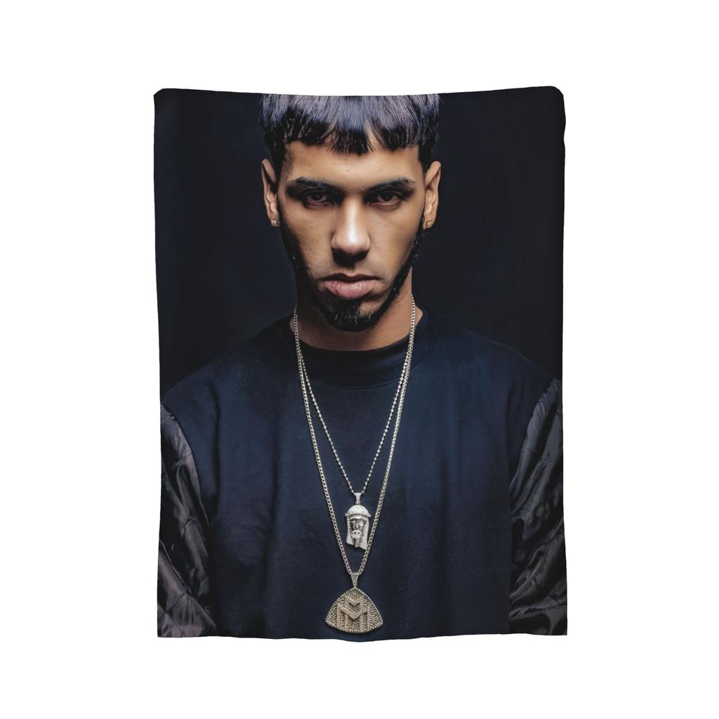 Anuel AA Rapper Hip Hop Singer Blanket Fleece  Winter  Breathable Lightweight Thin Throw Blankets for Bedding Couch Bedspread