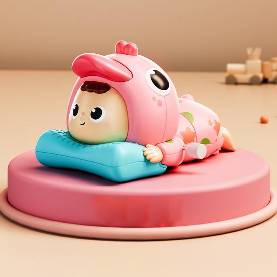 Wind-up Animal Clothes Baby Toy Toddlers Crawling Learning Clockwork Toy Educational Cartoon Babies Interactive Toy Boys Girls Gift