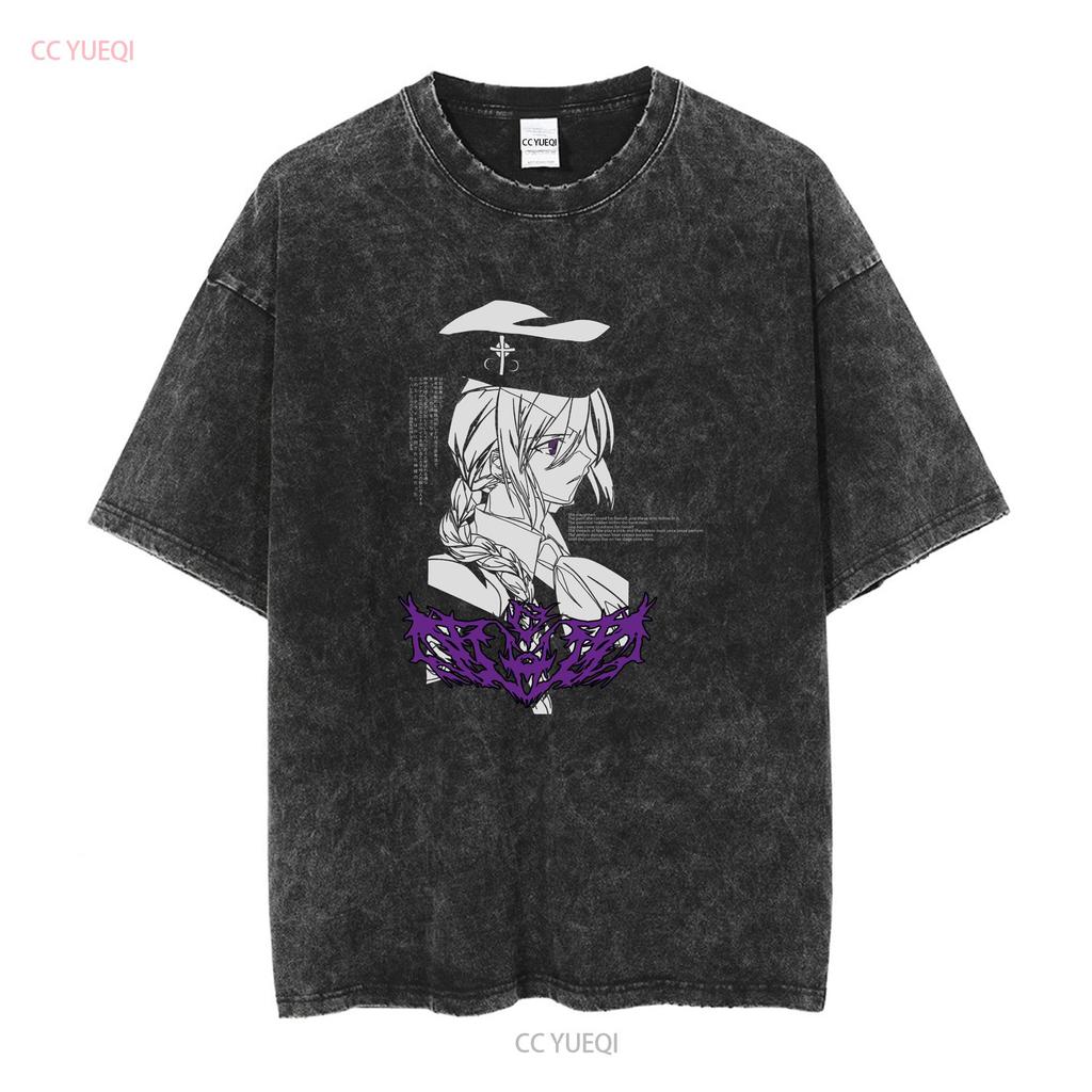 SION ELTNAM ATLASIA Melty Blood Tsukihime T Shirt Long or Short Sleeves Vintage Washed Homme Soft Fashion Top For Everyday Wear