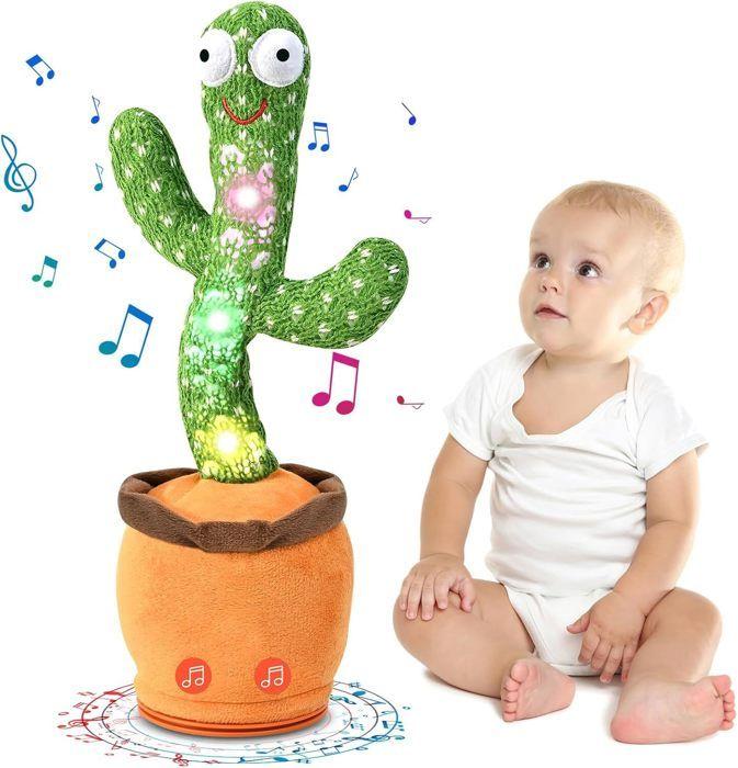 Baby Toy - HAUTSTORE - Dancing Cactus - 120 Songs - Interactive Plush Toy - LED Lighting