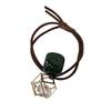 Milk Coffee Telephone Cord Hair Tie - Spring/Summer Seamless Rubber Band for Women