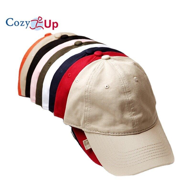 

Cozy Up Унисекс Бейсболка Мода Сплошной Цвет Назад Пряжка Хлопок Повседневный