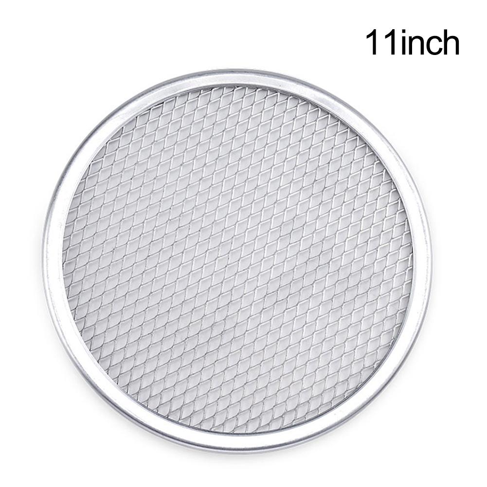 High Quality Aluminum Pizza Pan with Rolled Edge and Ventilation Design
