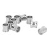 10 Pcs Metal Spacer Beads 8mm Length Stainless Steel Glossy Silver Spacer Beads for DIY Jewelry