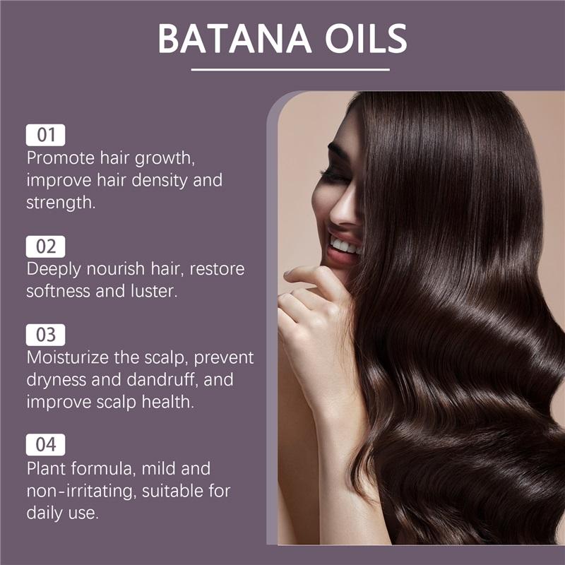Reines Batana Haaröl Anti-Haarausfall Kopfhautbehandlung Glättend Frizz Reparatur Geschädigtes Haar Nährendes Wachstum Haarspülung