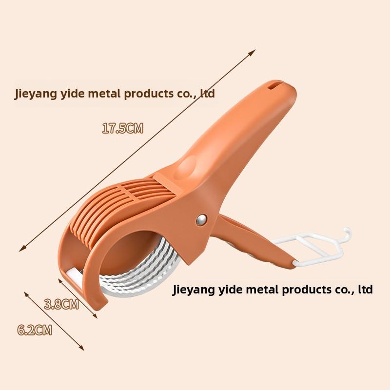 

Modern Fruit Slicer and Divider for Bananas, Ham, Cucumbers, and Lemons Kitchen Tool червоний