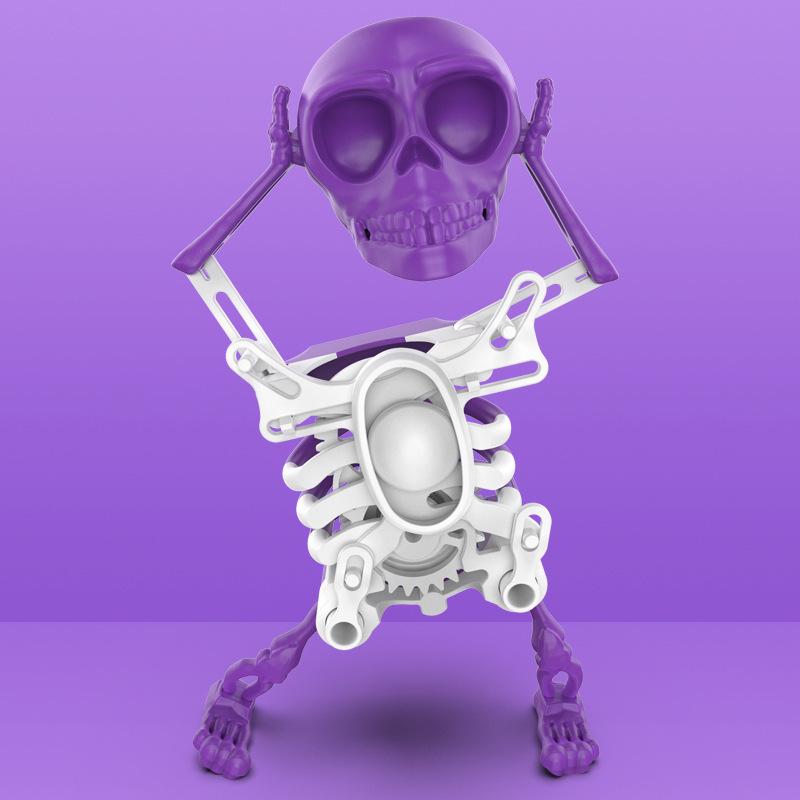 Halloween Party Dancing Skeleton Decor Swinging Left Right Tricking Bone People Model Gift Home Office Spooky Moving Ornament