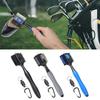 Golf Club Brush Long Handle Double Sided Golf Rod Golf Groove Cleaner Golf Cleaning Brush Golf Club Aids with Keychain