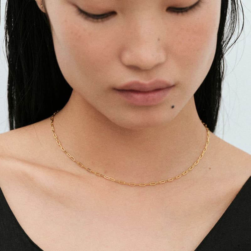Another Layer Mini Cara Necklace (silver925)(2color)