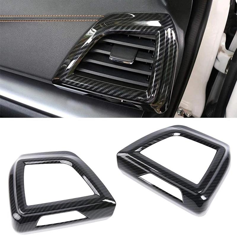 For Subaru Impreza XV 2018-  carbonfiber accessories Gear Shift Panel knob cover door handle window lift button switch cover