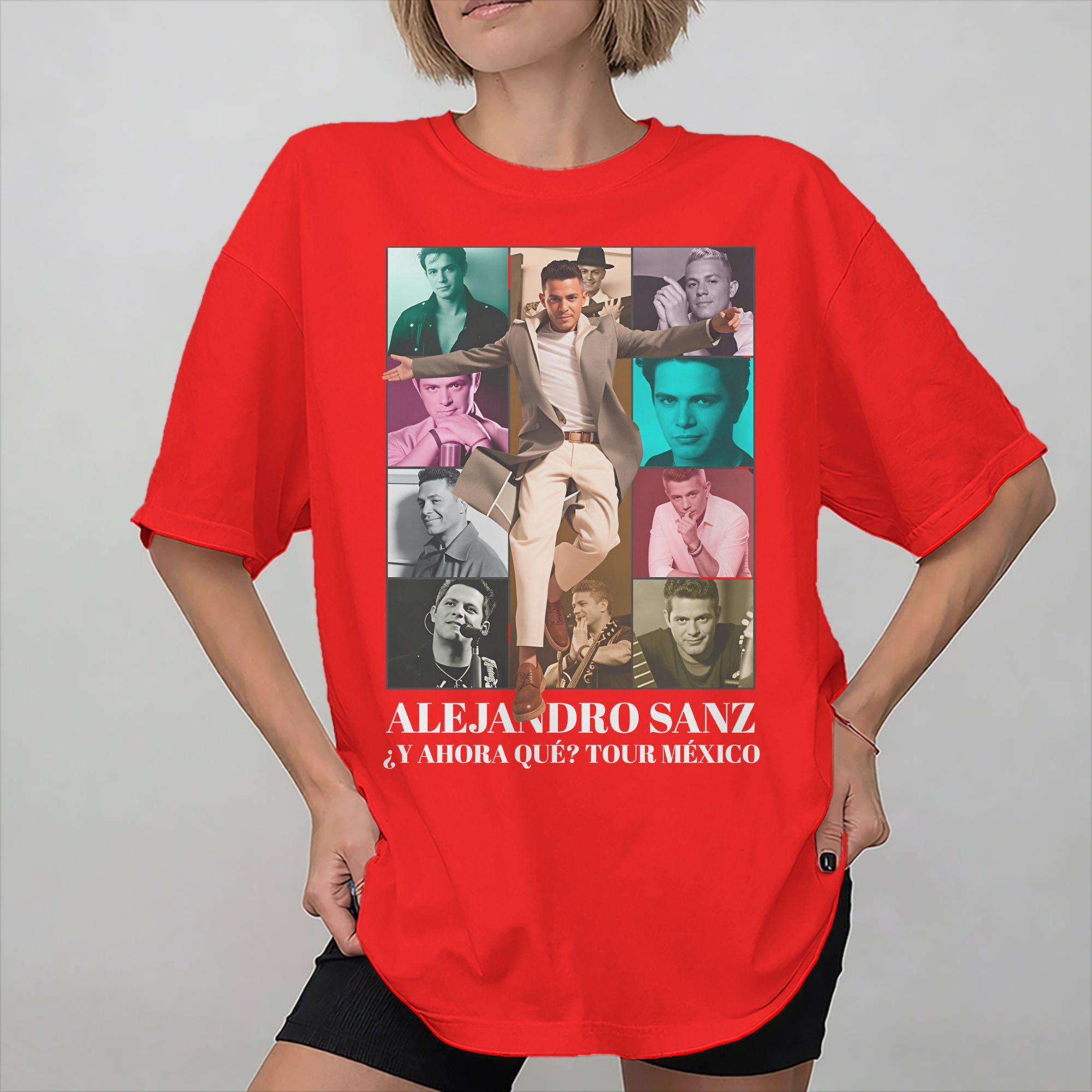 

Alejandro Sanz 2026 Concert Tee Shirt for Unisex Women Graphic Printed T Shirts 100 Cotton Clothes S