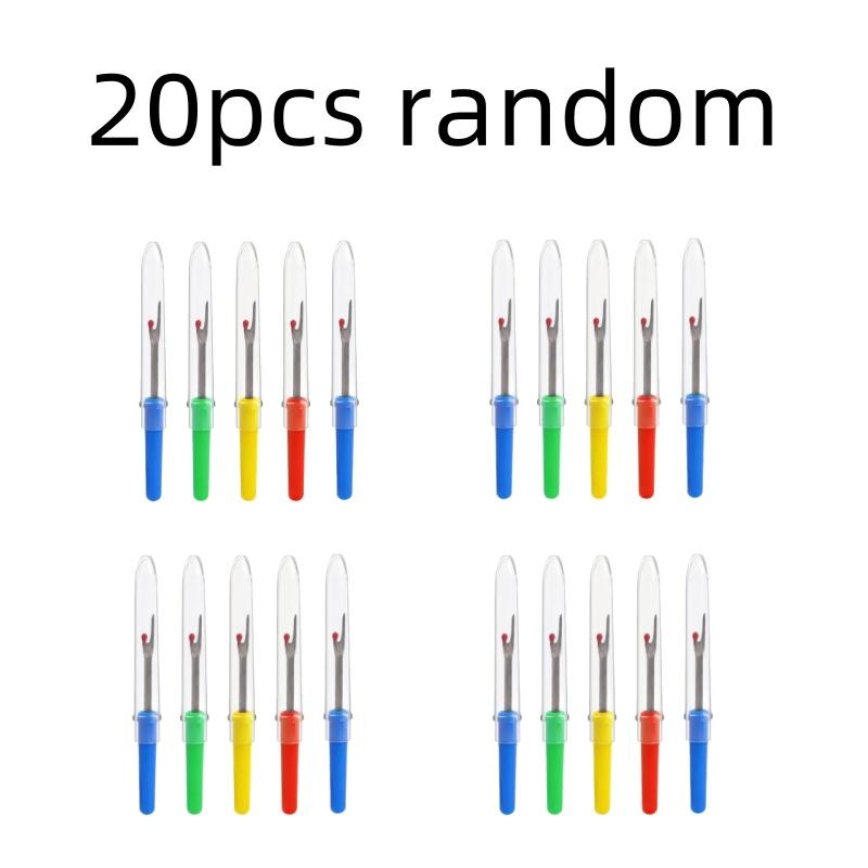 1/10pcs Sewing Thread Remover Seam Ripper Stitch Unpicker Sewing Tools Thread Cutter Plastic Handle Craft Tool Sewing Accessory
