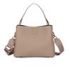 2025 Women's Trendy Cowhide Bucket Bag: Large Capacity Genuine Leather Shoulder & Crossbody Handbag