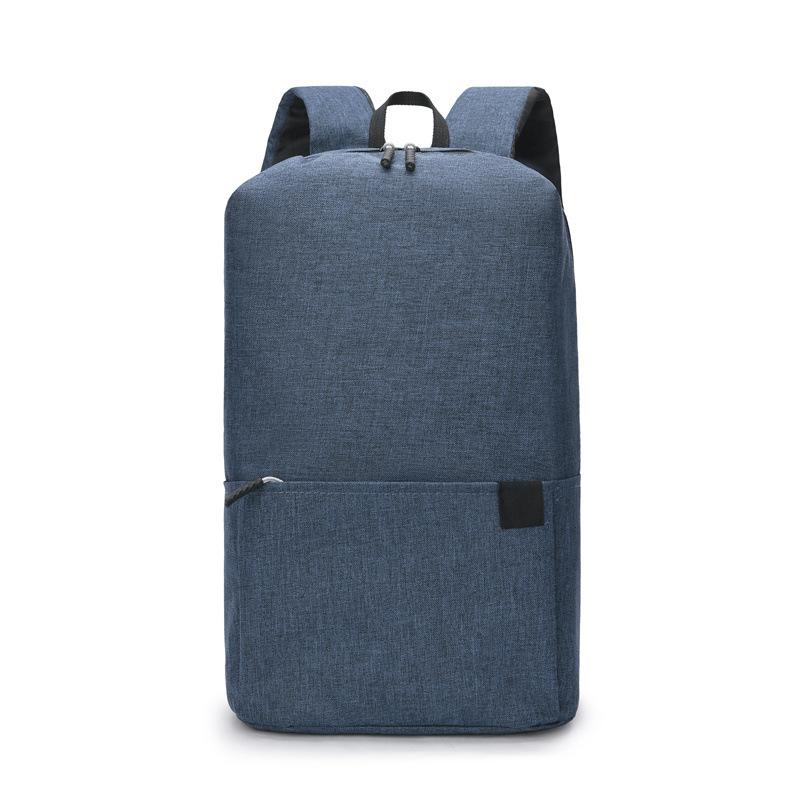Solid color backpack, colorful outdoor student bag, small backpack, travel bag
