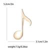 Casual Style Musical Pins Glossy Party Jewelry Accessories Decorative Brooch Pins  Music Lovers