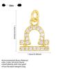 Zodiac Diamond Inlaid Necklace: 18K Gold-Plated Luxury Clavicle Chain