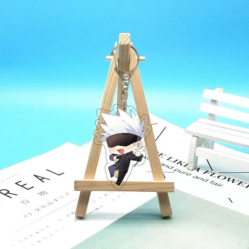 Anime Jujutsu Kaisen Keychain Gojo Satoru Fushiguro Megumi Kawaii Keychains Pendant Anime Peripheral Gift
