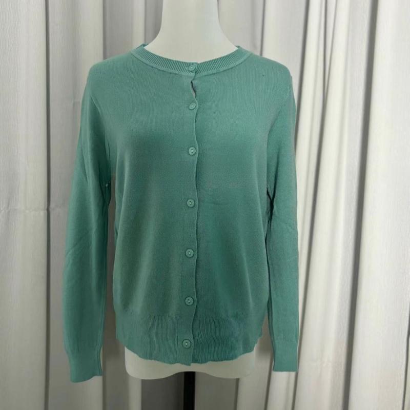 Giacca Cardigan Casual in Maglia Slim Fit alla Moda da Donna Autunno Manica Lunga Cardigan Maglione Top a Maglia Larga Maglioni Girocollo Vintage 25182