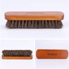 Skoborste och bilinteriörborste i massivt trä med hästhår