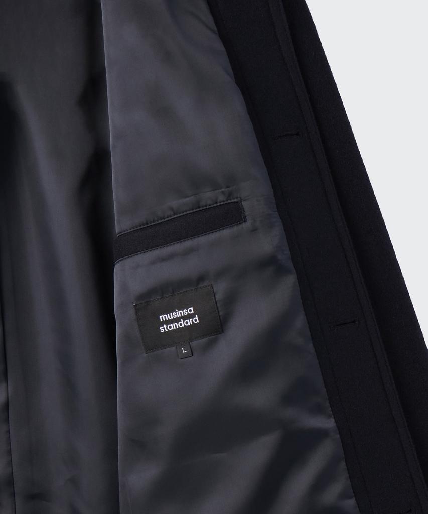 Musinsa Standard Wool Blend Chore Jacket [Navy]