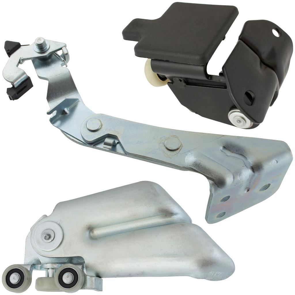 Citroen Jumper 2006- Sliding Side Door Trolleys, Set of 3 Pcs.