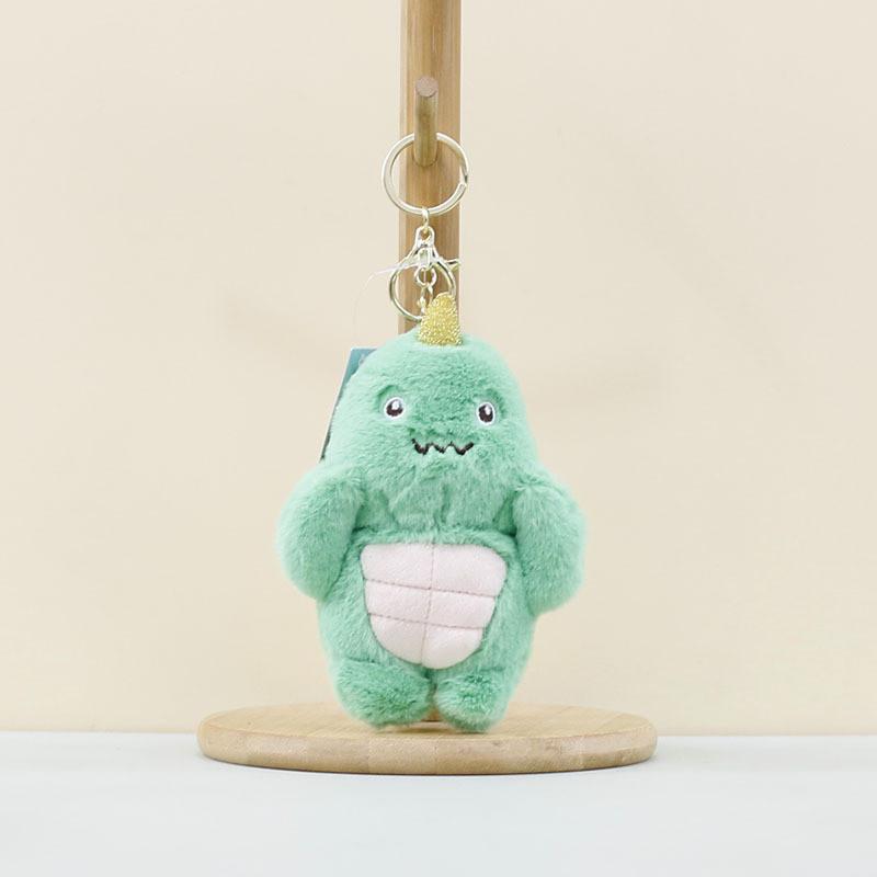 Adorable Muscle Plush Dinosaur Keychain Cute Stuffed Toy For Backpacks Purses Or