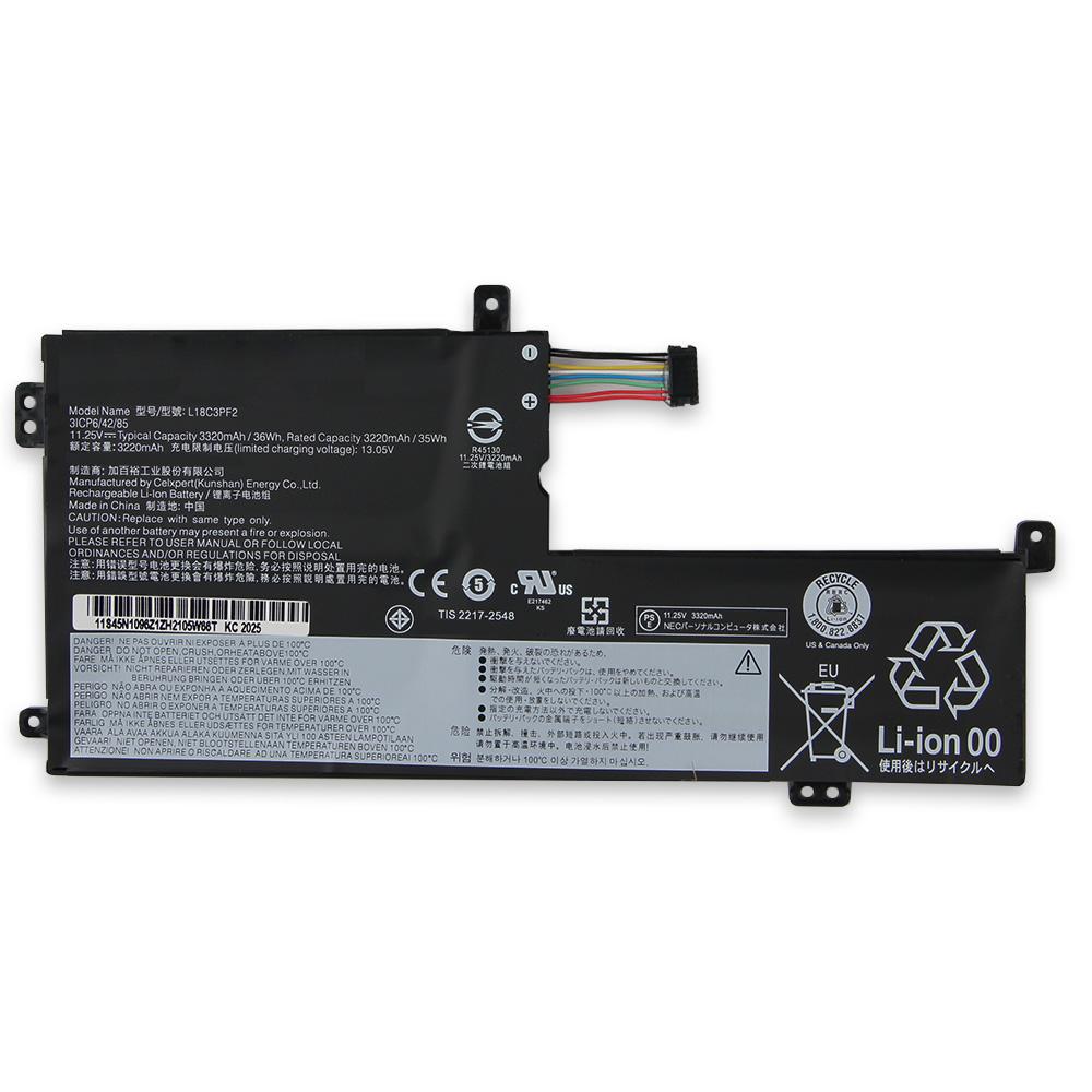 NEW Replacement Battery L18C3PF2 L18L3PF1 L18D3PF1 L18M3PF2 For Lenovo IdeaPad L340-15IW 3320mAh With Tools